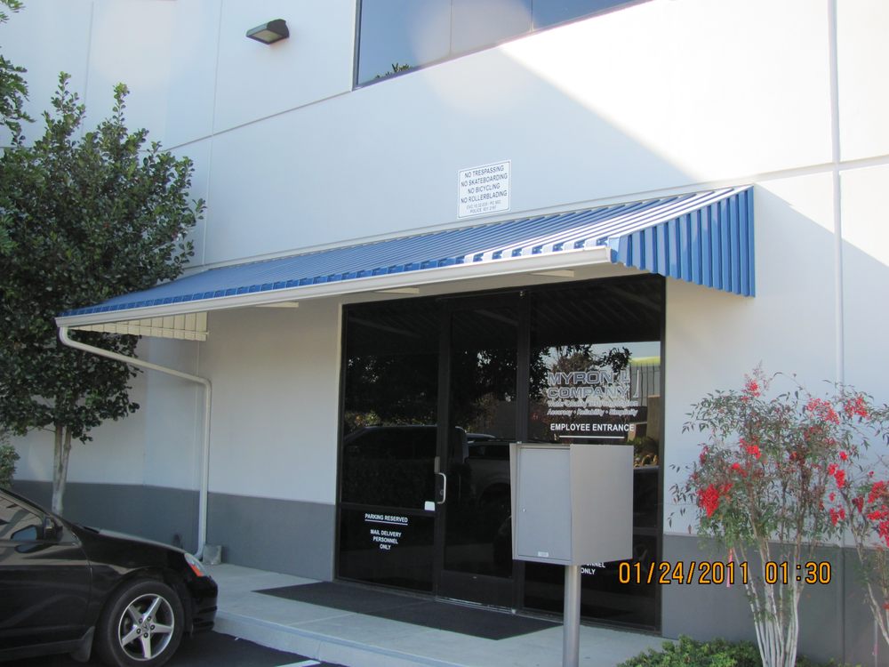 aluminum awnings - windows